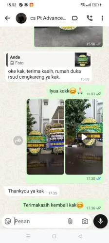 Testimonial Papan Bunga Pernikahan pasindangan