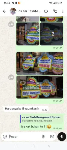 Testimonial Papan Bunga pasindangan
